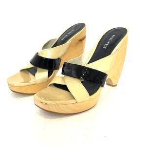 Nine West - WINXVS Strappy Wooden High Heel Sandals - 7
